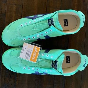 New Onitsuka Tiger Mexico 66 Slip-On, Green/Navy